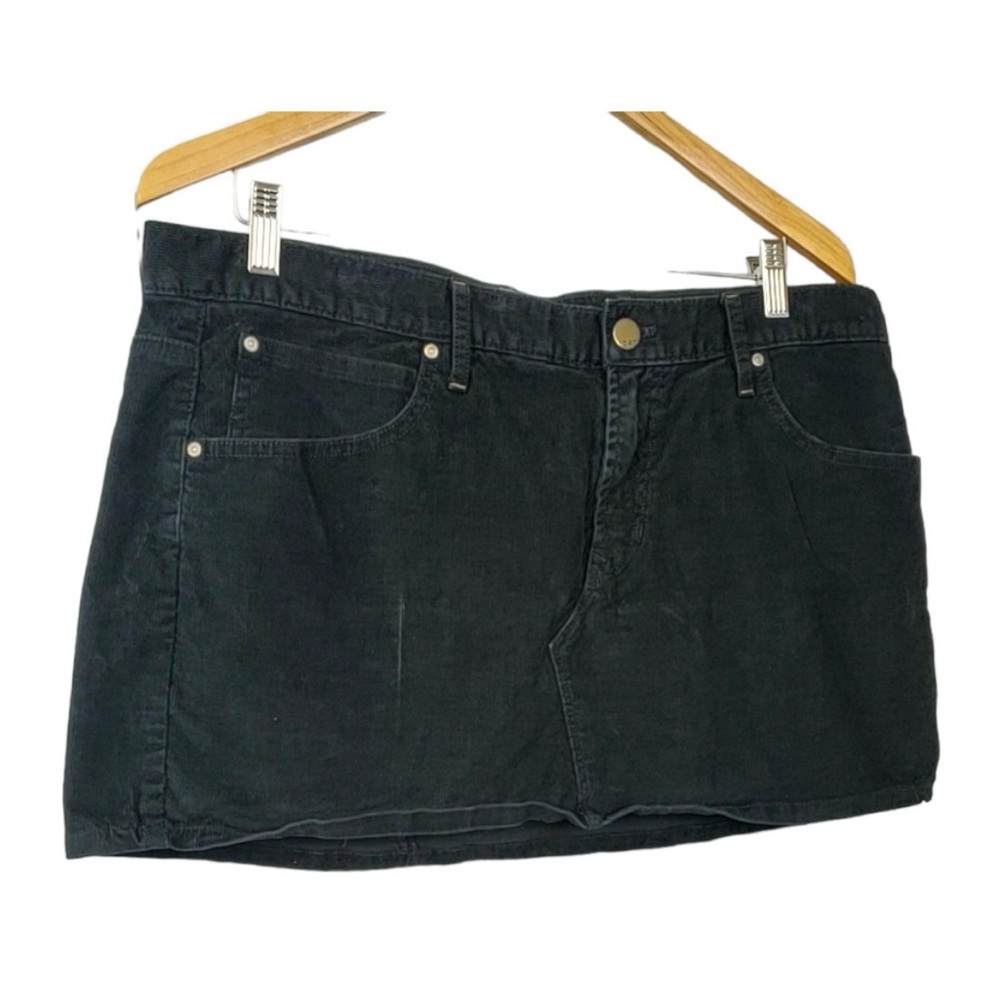 GAP 1969 Black Corduroy mini Skirt